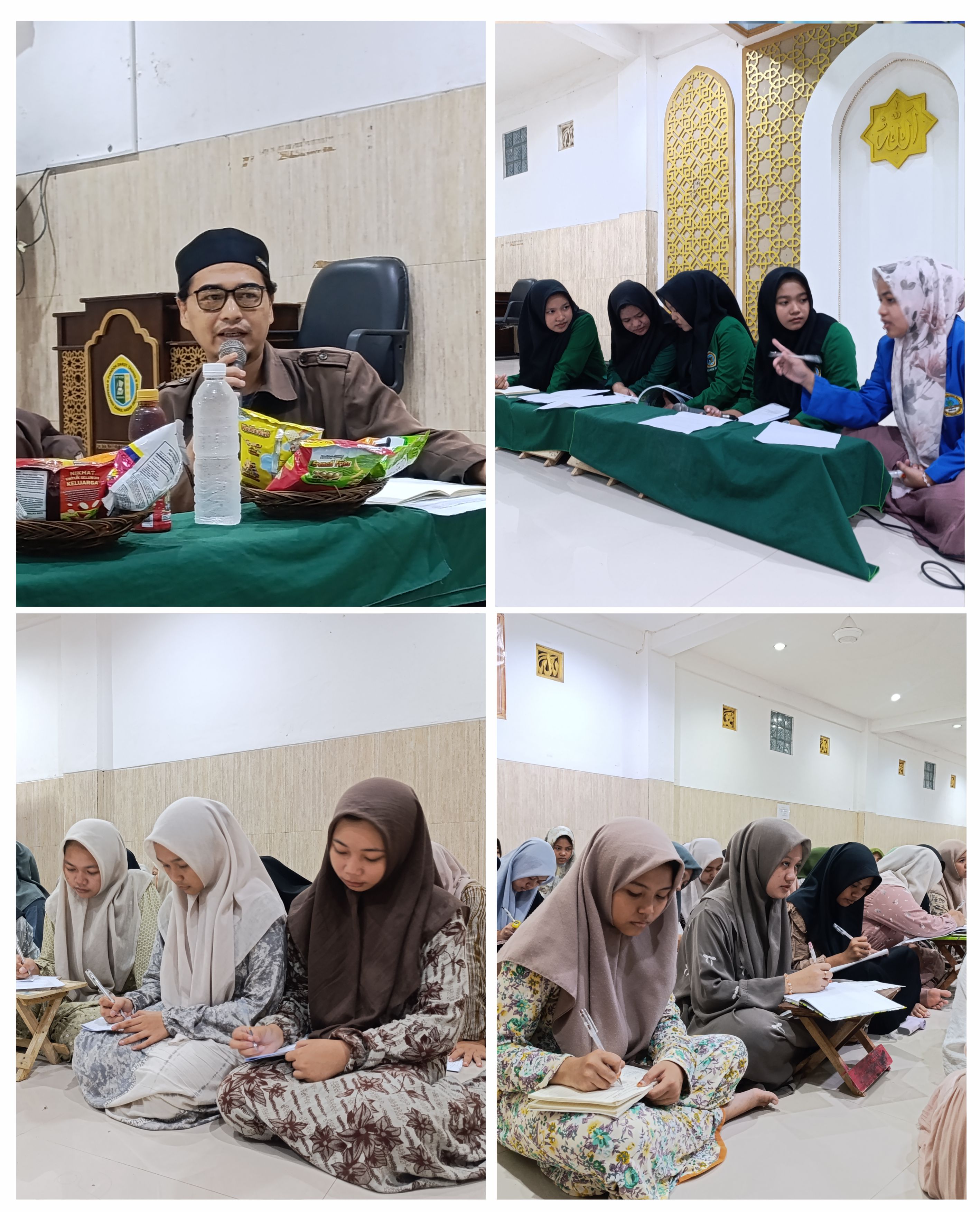 KEGIATAN DISKUSI MINGGUAN PONDOK PUTRI DARUT TAUHID PZH GENGGONG